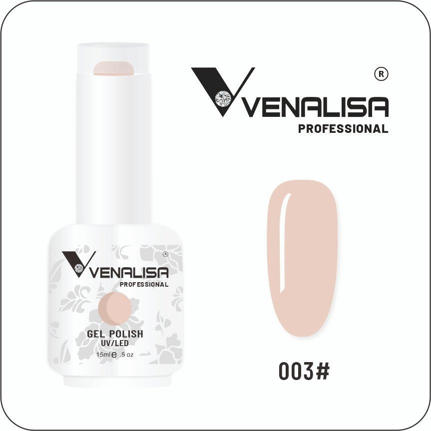 Venalisa Gel Polish 15ml – Long-Lasting Soak Off UV/LED Gel Nail Color Nude (Shade-03)