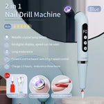 image, Sevyn Colors 2-in-1 Rechargeable Nail Drill Machine – Portable Electric File with LED Light & Digital Display