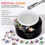 image, SHILLS Professional Rhinestone Top Coat Gel 5ml | UV LED Crystal Clear Nail Glue