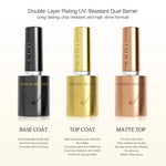 image, Venalisa Base Coat, Top Coat & Matte Top Set – Long-Lasting, UV-Resistant, High Shine & Matte Finish Nail Gel Set