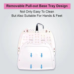 image, SHILLS PROFESSIONAL ADORED 180W UV/LED Nail Lamp – Fast Gel Polish Curing Light for Salon & Home Manicures