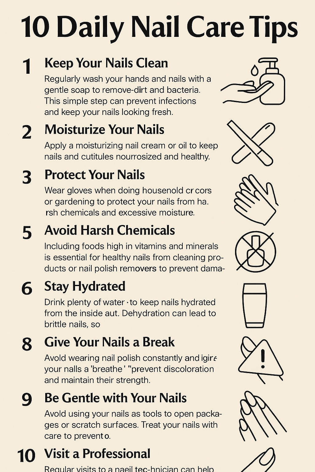 The Ultimate Guide to Nail Care: 10 Daily Tips