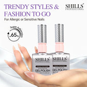 Shills Aura Cat Eye Gel Polish Set (12 Colors) | Magnetic Nail Art Kit | HEMA & TPO Free
