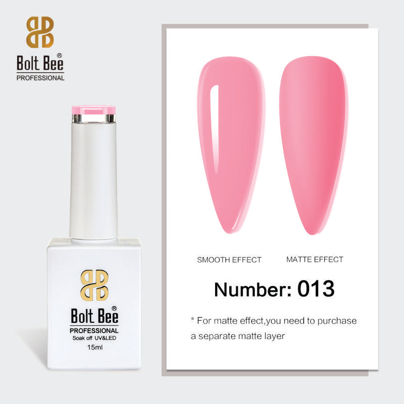 Bolt Bee Gel Polish 15ml – High-Gloss, Long-Lasting UV/LED Soak Off Nail Gel (Shade -013)