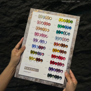 Youse Gel 36 Pcs Auroras Cat Eye Gel Polish Set – 15ml Bottles + Shade Card + Free Magnet | Premium Magnetic Gel Collection