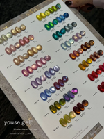image, Youse Gel 36 Pcs Auroras Cat Eye Gel Polish Set – 15ml Bottles + Shade Card + Free Magnet | Premium Magnetic Gel Collection
