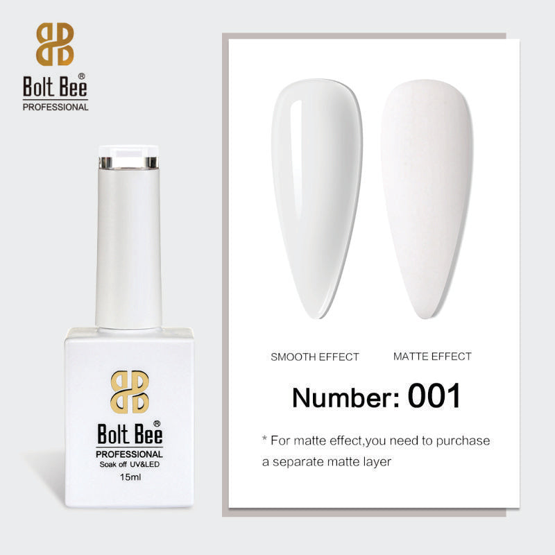 Bolt Bee Gel Polish 15ml – High-Gloss, Long-Lasting UV/LED Soak Off Nail Gel (Shade -001)