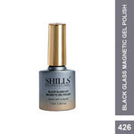 image, SHILLS Professional Black Glass Cat Magnetic Gel Polish – 9D Cat Eye Effect, Soak-Off UV &amp; LED Gel Polish (Shade 426)
