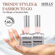 Shills Burnt Tea Mocha Cat Eye Gel Polish Set (12 Colors) | Magnetic Nail Art Kit | HEMA & TPO Free