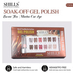 image, Shills Burnt Tea Mocha Cat Eye Gel Polish Set (12 Colors) | Magnetic Nail Art Kit | HEMA &amp; TPO Free