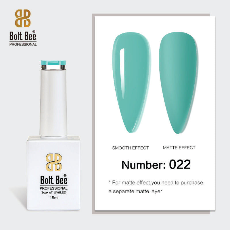 Bolt Bee Gel Polish 15ml – High-Gloss, Long-Lasting UV/LED Soak Off Nail Gel (Shade -022)
