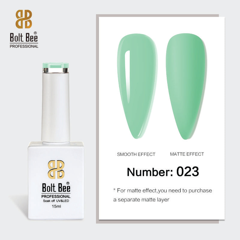 Bolt Bee Gel Polish 15ml – High-Gloss, Long-Lasting UV/LED Soak Off Nail Gel (Shade -023)