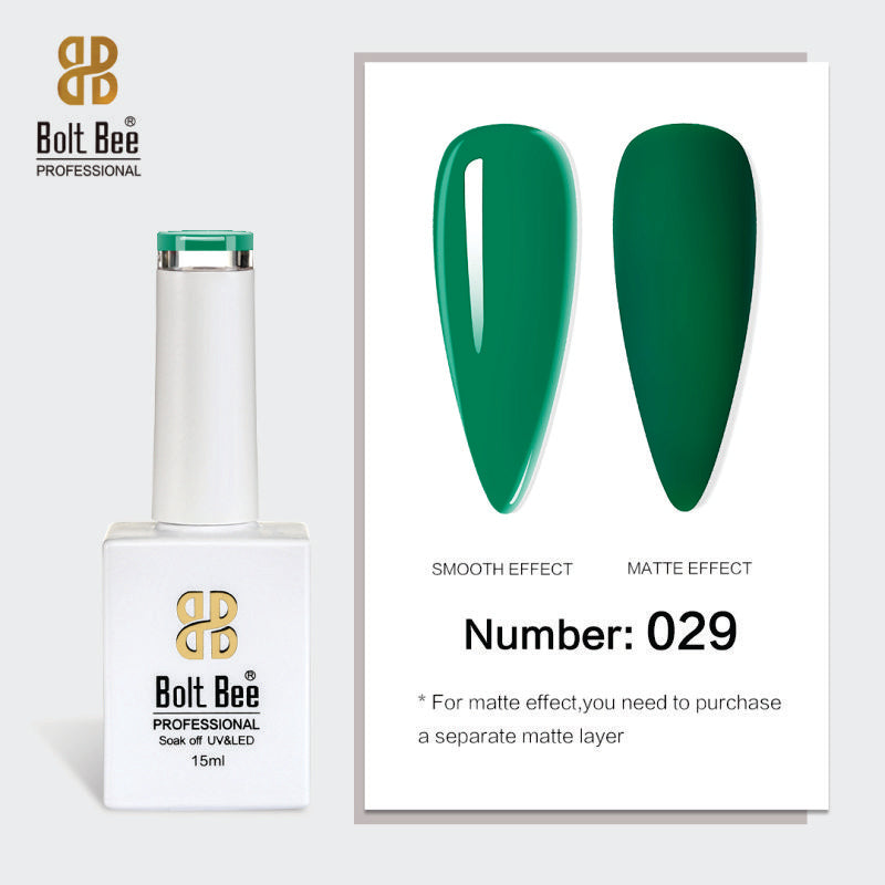 Bolt Bee Gel Polish 15ml – High-Gloss, Long-Lasting UV/LED Soak Off Nail Gel (Shade -029)
