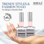 Shills Crystal Moonlight Cat Eye Gel Polish Set (12 Colors) | Magnetic Nail Art Kit | HEMA & TPO Free