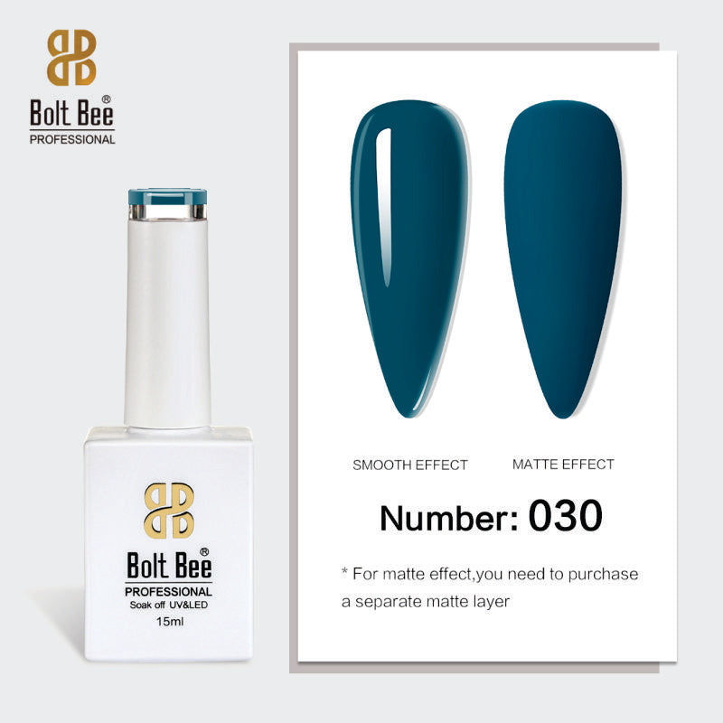 Bolt Bee Gel Polish 15ml – High-Gloss, Long-Lasting UV/LED Soak Off Nail Gel (Shade -030)
