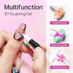 image, 3D Gel Flower Maker Board for Nail Art | Petal Shaping Tool with 10 Groove Molds