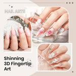 image, 3D Gel Flower Maker Board for Nail Art | Petal Shaping Tool with 10 Groove Molds