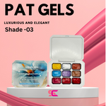 image, Venalisa Pat Gels Shade-03 – 9-Color High-Pigment Nail Art Gel Palette
