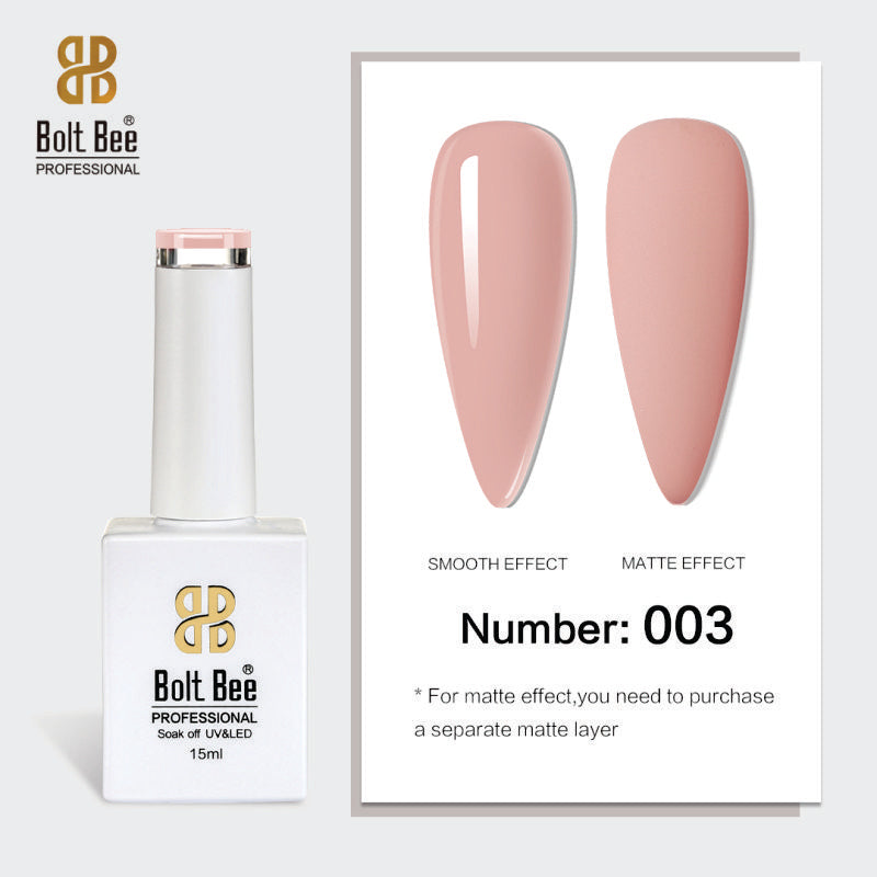 Bolt Bee Gel Polish 15ml – High-Gloss, Long-Lasting UV/LED Soak Off Nail Gel (Shade -003)