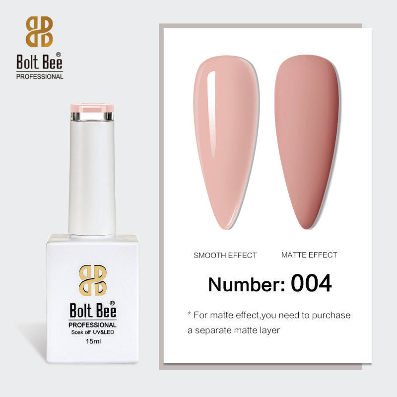 Bolt Bee Gel Polish 15ml – High-Gloss, Long-Lasting UV/LED Soak Off Nail Gel (Shade -004)
