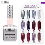 image, Shills Ethereal Iridescent Cat Eye Gel Polish Set (12 Colors) | Magnetic Nail Art Kit | HEMA &amp; TPO Free