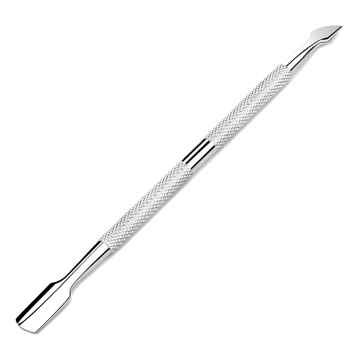 Sevyn Colors Stainless Steel Cuticle Pusher Dual-Ended Nail Cleaner & Cuticle Remover Tool for Manicure & Pedicure