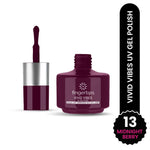 image, Fingertips Vivid Vibes UV Gel Polish – Shade 13 Midnight Berry | 16ml Long-Lasting Soak-Off Gel Nail Color
