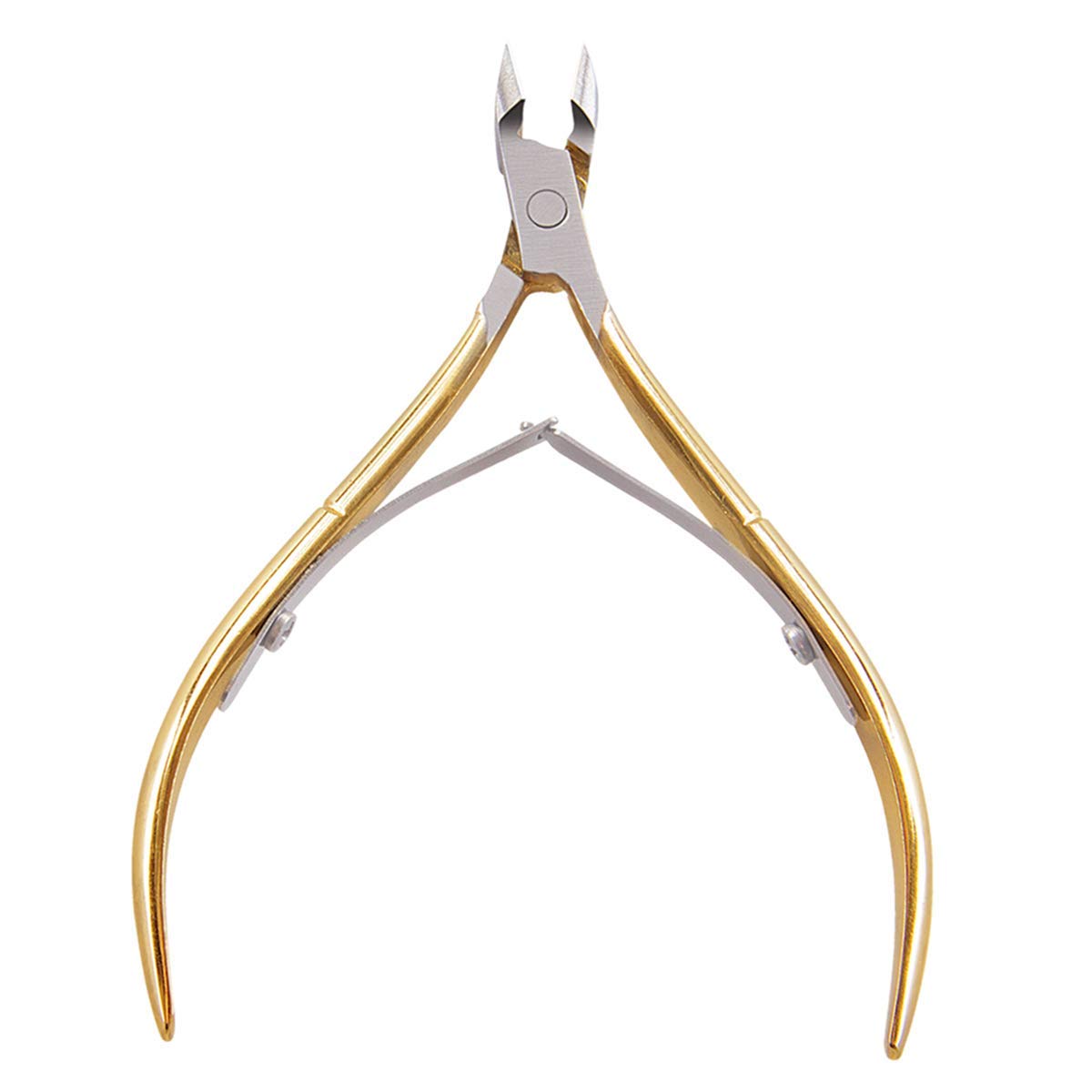 Sevyn Colors Professional Cuticle Nipper Stainless Steel Cuticle Trimmer with Gold Handle for Manicure & Pedicure