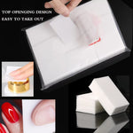 image, Sevyn Colors Lint-Free Nail Remover Cotton Pads | Hard &amp; Absorbent Nail Polish Pads