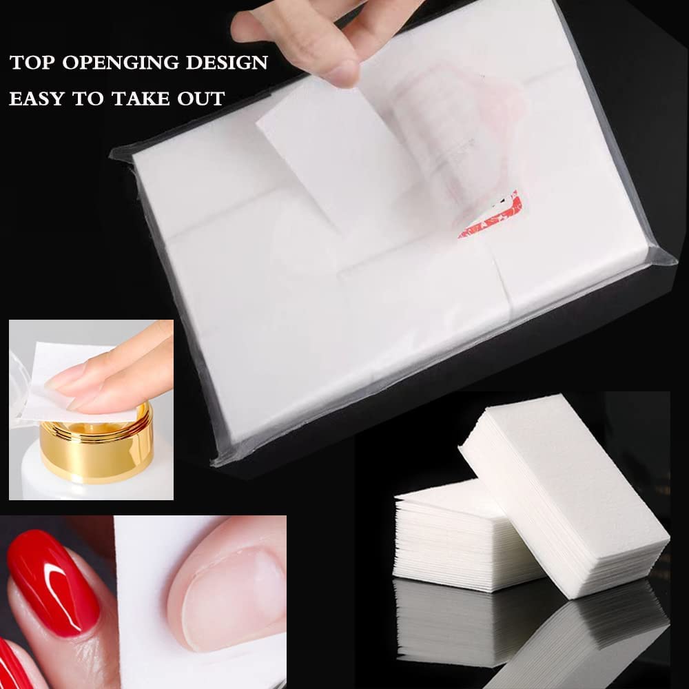 Sevyn Colors Lint-Free Nail Remover Cotton Pads | Hard & Absorbent Nail Polish Pads