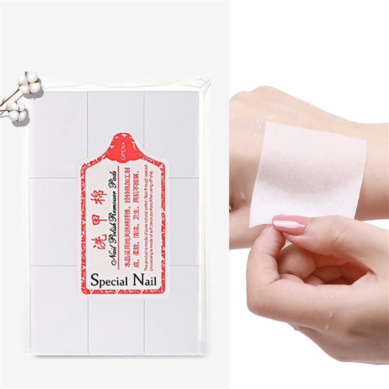 Sevyn Colors Lint-Free Nail Remover Cotton Pads | Hard & Absorbent Nail Polish Pads
