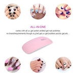 image, Sevyn Colors SUN mini Portable UV/LED Nail Lamp – Compact Pink Gel Nail Dryer for Manicure &amp; Pedicure | USB Powered
