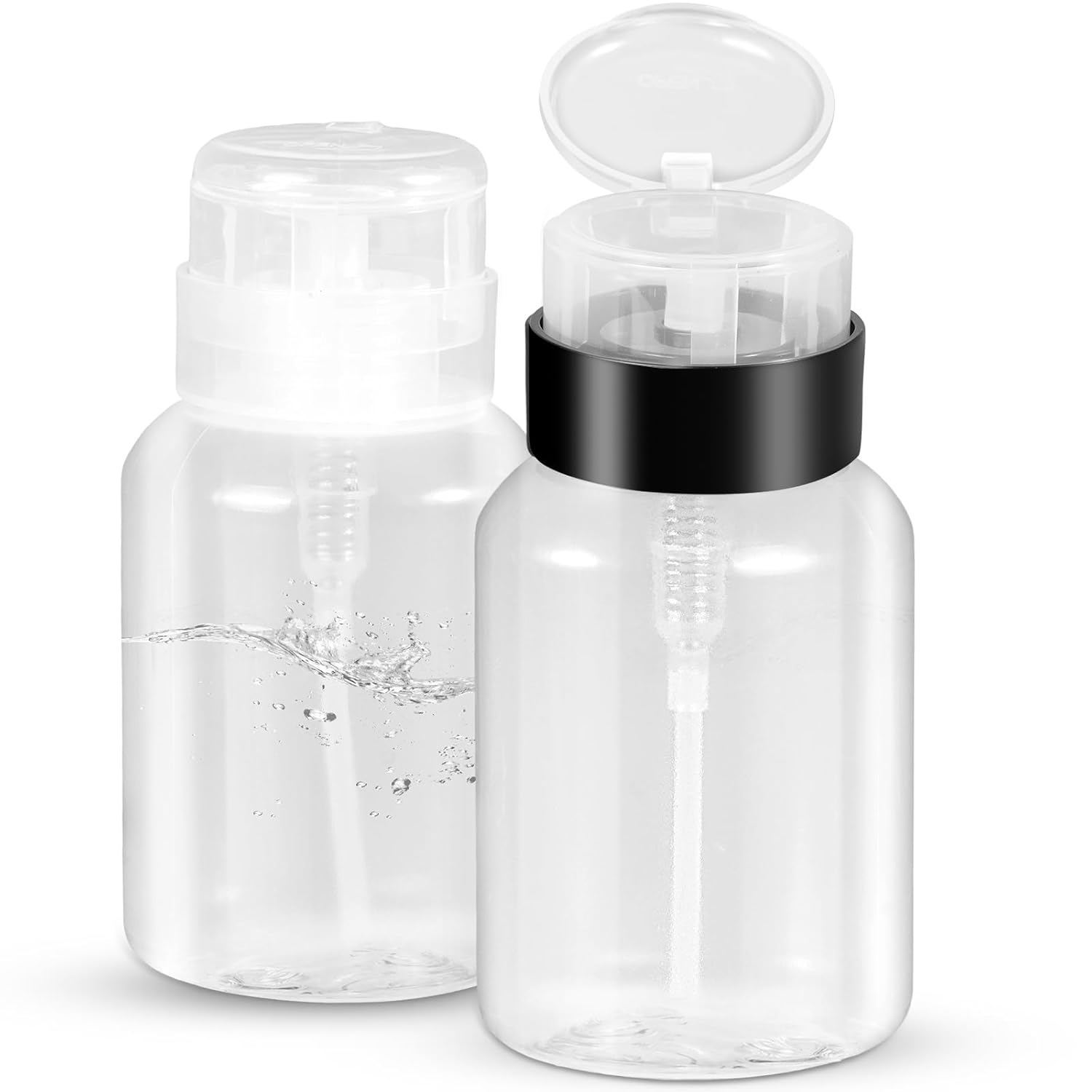 Sevyn Colors Nail Pump Dispenser Bottle Push-Down Liquid Dispenser for Nail Polish Remover, Toner & Acetone