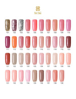 image, BOLT BEE Summer Gel Nail Polish Set – 6 Vibrant Colors | Bright Red, Mint Green, Neon Pink, Orange, Green | 15ml Soak-Off UV/LED Gel Polish
