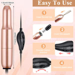 image, Sevyn Colors Electric Nail Drill Kit – Portable USB Nail File Machine with 6 Drill Bits &amp; Sanding Bands for Acrylic, Gel &amp; Natural Nails
