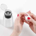 image, Sevyn Colors Nail Pump Dispenser Bottle Push-Down Liquid Dispenser for Nail Polish Remover, Toner &amp; Acetone
