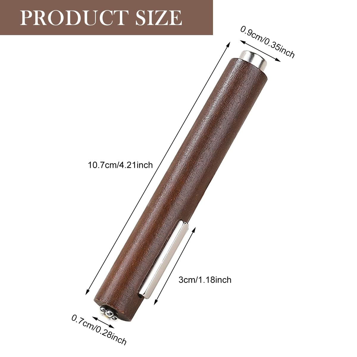 Sevyn Colors 3 in 1 Magnetic Cat Eye Nail Art Wand  Premium Wood Handle Magnet Stick for 3D Cat Eye & Flower Designs