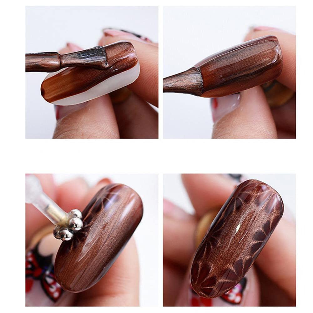 Sevyn Colors Dual-Ended Cat Eye Nail Magnet Magnetic Wand for 3D Gel Polish Effects