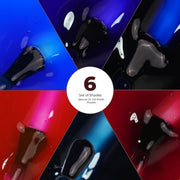 Emigel Professional Jelly Glass UV Gel Polish Set – 6 Vibrant Soak-Off Shades with Base & Top Coat