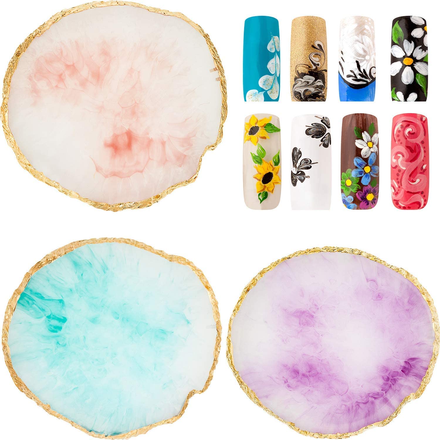 Sevyn Colors Nail Art Resin Mixing Palette – Reusable Nail Paint Palette for Gel, Acrylic & Polish Design