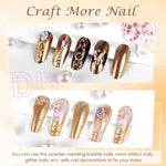 image, Sevyn Colors Gold Chrome Nail Powder  Mirror Effect Metallic Gold Pigment for Gel &amp; Acrylic Nail Art
