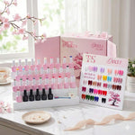 image, THREE STROKES Grace 2 Gel Polish Kit – 35 Pcs Set | 25 Color Gel + 5 Cat Eye + 5 Multifunctional Gels | Free Magnet