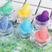 Sevyn Colors Nail Sugar Powder 12 Color Pastel Glitter Powder Set for Nail Art Decoration