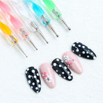 image, Sevyn Colors 5PCS Nail Art Dotting Pen Set – Dual-Ended Marble Dotting Tools for Nail Art Design, Gel Polish, Acrylic &amp; DIY Manicure
