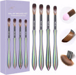image, Sevyn Colors Professional Acrylic Nail Brush Set – Sizes 6, 8, 10, 12 | Kolinsky-Style Brushes for Acrylic Application
