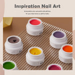 image, Sevyn Colors Gel Paint Nail Polish Set – 36 Colors Nail Art Gel Kit | Nail Design &amp; DIY Painting Gel for Salon &amp; Home Use
