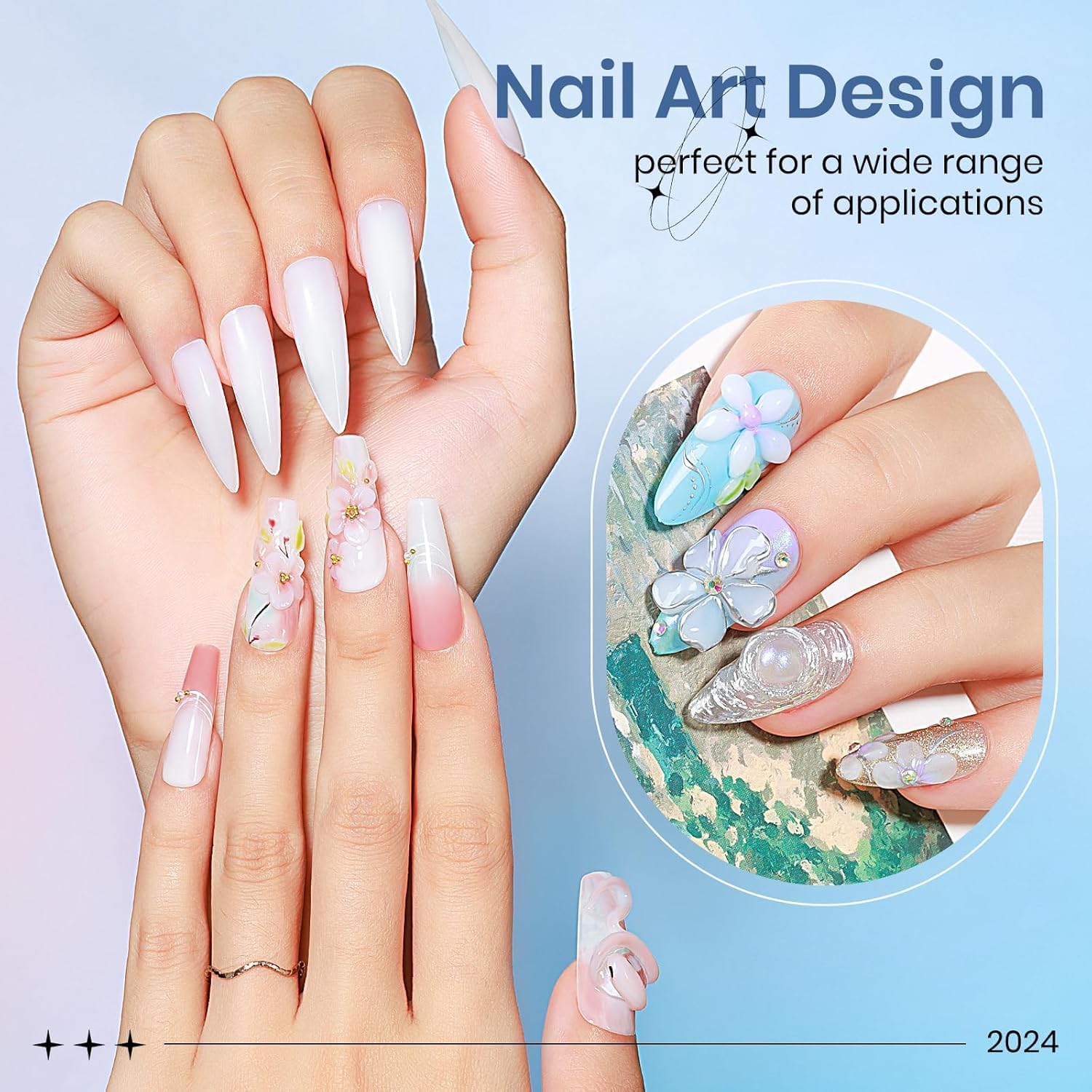 Bolt Bee 5D Carving Gel White – Professional 3D Nail Art Sculpting Gel