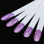 image, Sevyn Colors Natural Nail Swatch Sticks – 50PCS Nail Display Fan Board with Ring for Gel, Acrylic &amp; Polish Samples
