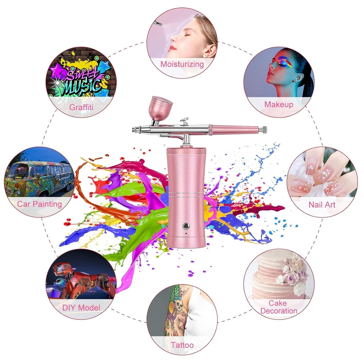 Sevyn Colors Electric Nail Art Ombre Machine – Professional Airbrush Gradient Tool for Salon & Home Use