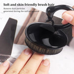 image, SEVYN COLORS Nail Dust Cleaning Brush – Soft Bristle Brush for Nail Art, Acrylic, and Gel Polish Cleanup
